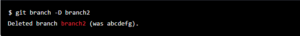 git delete branch